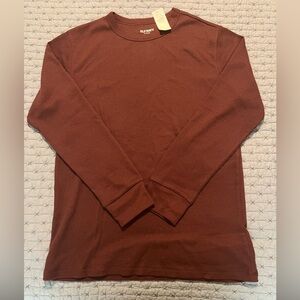 Boys XL (14-16) Maroon Old Navy Waffle Knit Tee, NWT